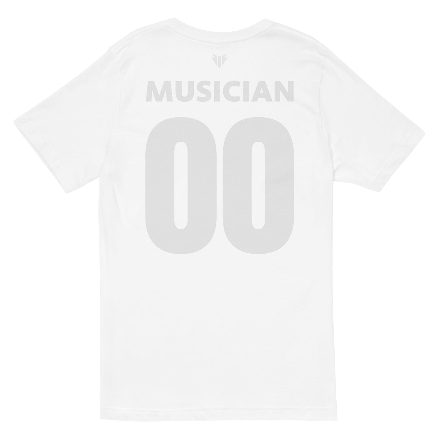 Musician's Uniform White V-Neck T-Shirt